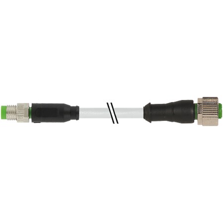 Murrelektronik M12 Y-DISTRIBUTOR / M12 FEMALE 0 Degree V2A, PVC 3X0.34 GRAY, UL, CSA 0.3m 7000-88241-2100100